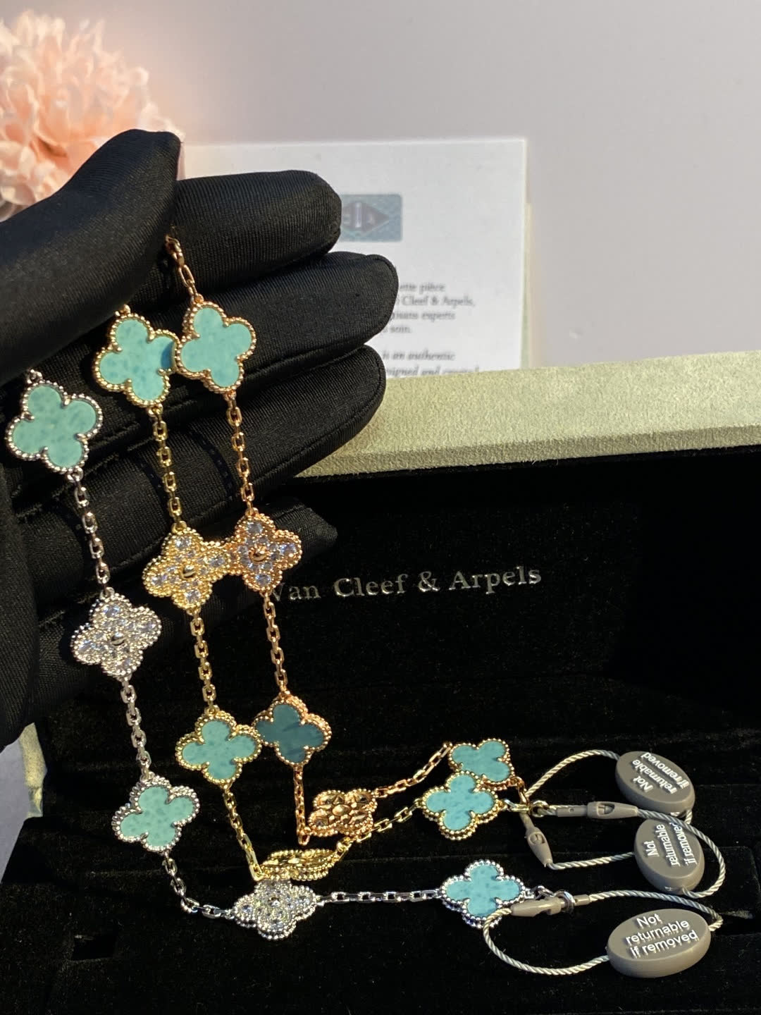 Van Cleef & Arpels Vintage Alhambra Necklace